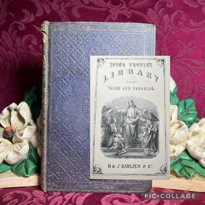 Ca 1879 Short Tales and Parables by Christopher von Schmid, Smaller Antique Book